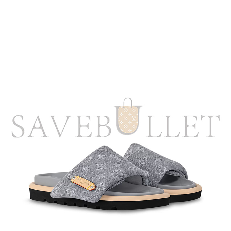 LOUIS VUITTON POOL PILLOW FLAT COMFORT MULE 1AGUZY LOUIS VUITTON POOL PILLOW FLAT COMFORT MULE 1AGUZY